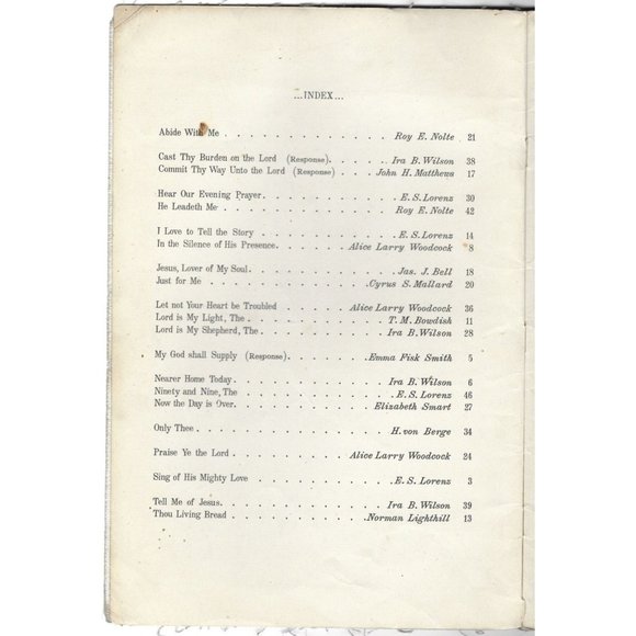 The Choir Helper Easy Anthems for Volunteer Church Choirs 1927 Hope Publishing - Picture 4 of 5